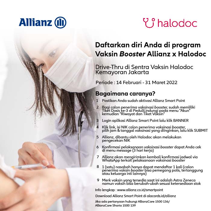 Halodoc daftar vaksin