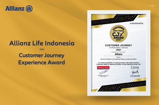 Allianz Life Indonesia Raih Customer Journey Experience Award